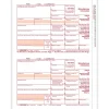 Tax Forms*ComplyRight 2024 1099-MISC Tax Form, 1-Part, 2-Up, Federal Copy A, 25/Pack (511025)