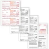 Tax Forms*ComplyRight 2024 1099-NEC Tax Form, 3-Part, 3-Up, Copy A, B, C/2, 1096 Transmittal, 100/Pack (NEC6102100)