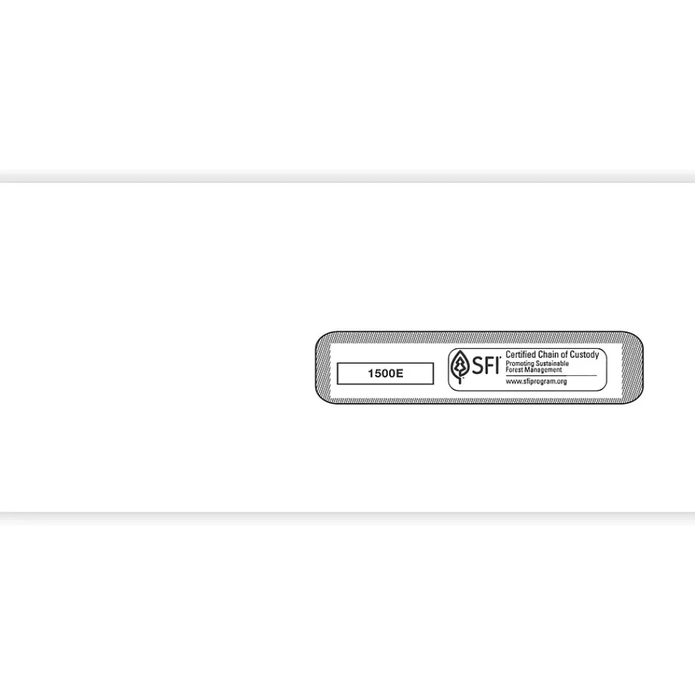 Outlet ComplyRight CMS-1500 Gummed #10 Document Envelopes, 4 1/2" x 9 1/2", White, 500/Box (1500E)