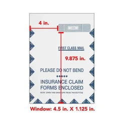 Medical Forms*ComplyRight CMS-1500 Jumbo Health Care Billing Envelope, 500/Pack (1500LR500)