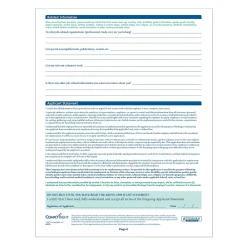 Hr Forms*ComplyRight ™ Rhode Island Job Application, Pack of 50 (A2179RI)