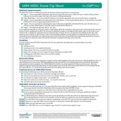 Tax Forms*ComplyRight TaxRight 2024 1099-MISC Tax Form Tax Form Set with Envelopes, 4-Part, 10/Pack (SC6103E10)