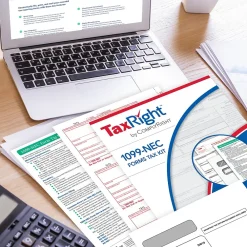 Tax Forms*ComplyRight TaxRight 2024 1099-NEC Tax Form Tax Forms, Envelopes & TipSheet, 4-Part, 25/Pack (NECSC6103E25)