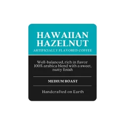 Copper Moon Coffee Copper Moon Hawaiian Hazelnut Ground Coffee, Medium Roast, 12 oz. (205125 - BAG)