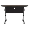Folding Tables*Correll Folding Table, 48" x 24", Walnut (FT2448TFHR-01)