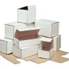 Best Staples Corrugated Mailers , 6" x 3 5/8" x 2", White, 50/Bundle (MLRBC)