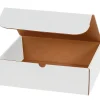 Best Partners Brand Corrugated Mailers, 9" x 8" x 5", White, 50/Bundle (M985)