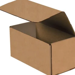 Best Partners Brand Corrugated Mailers, 8" x 3" x 3", Kraft, 50/Bundle (M833K)