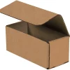 Sale Partners Brand Corrugated Mailers, 7" x 3" x 2", Kraft, 50/Bundle (M732K)