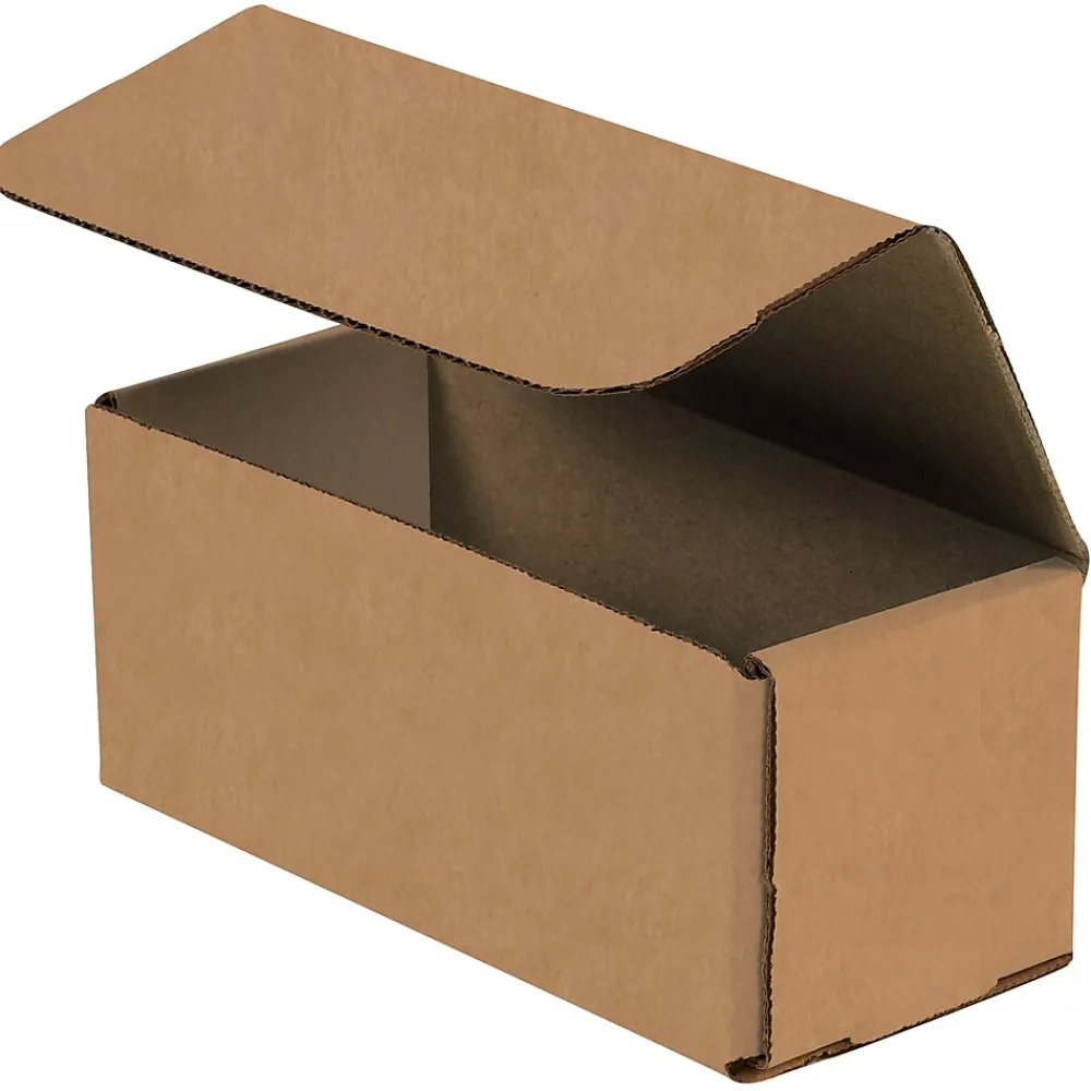 Sale Partners Brand Corrugated Mailers, 7" x 3" x 2", Kraft, 50/Bundle (M732K)