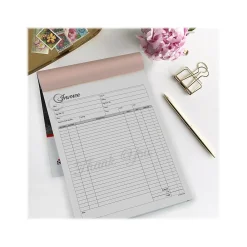 Business Forms*Cosco Artistic 3-Part Carbonless Invoices, 8.5