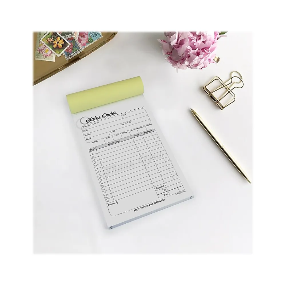 Business Forms*Cosco Artistic 2-Part Carbonless Sales Orders, 4.25" x 7.25", 50 Sets/Book (074015)