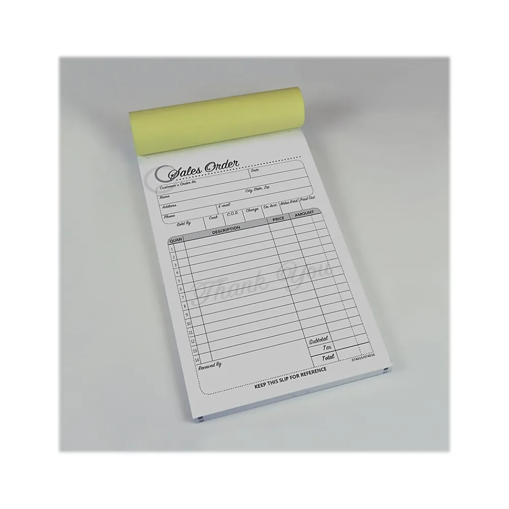 Business Forms*Cosco Artistic 2-Part Carbonless Sales Orders, 4.25" x 7.25", 50 Sets/Book (074015)