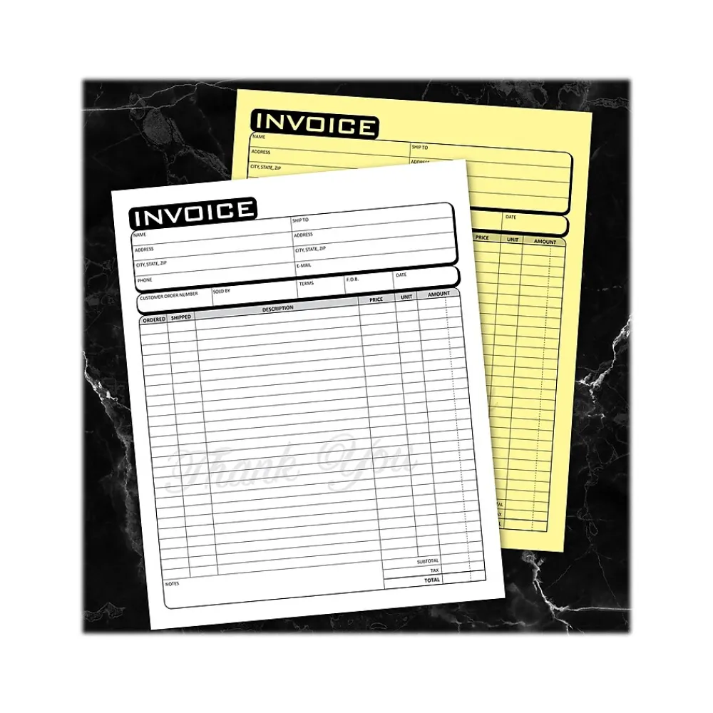 Business Forms*Cosco Business 2-Part Carbonless Invoices, 8.5" x 11", 50 Sets/Book (074005)