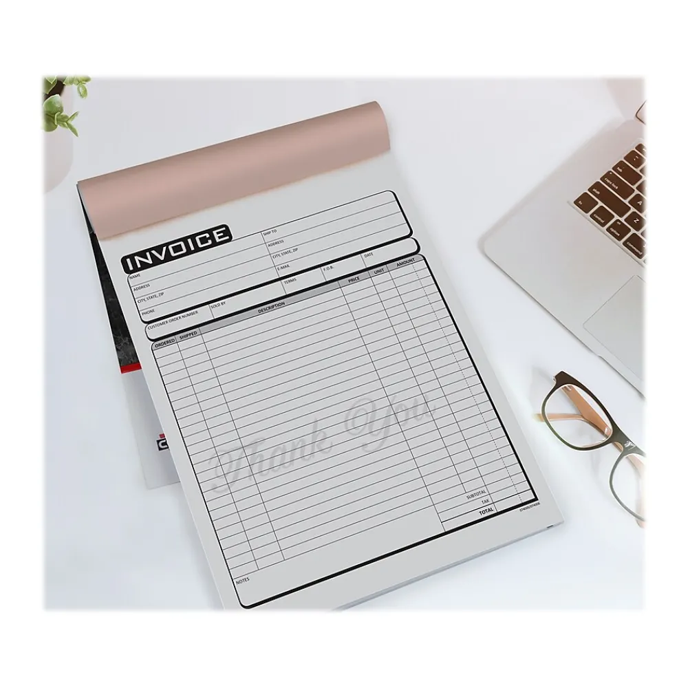 Business Forms*Cosco Business 3-Part Carbonless Invoices, 8.5" x 11", 50 Sets/Book (074006)