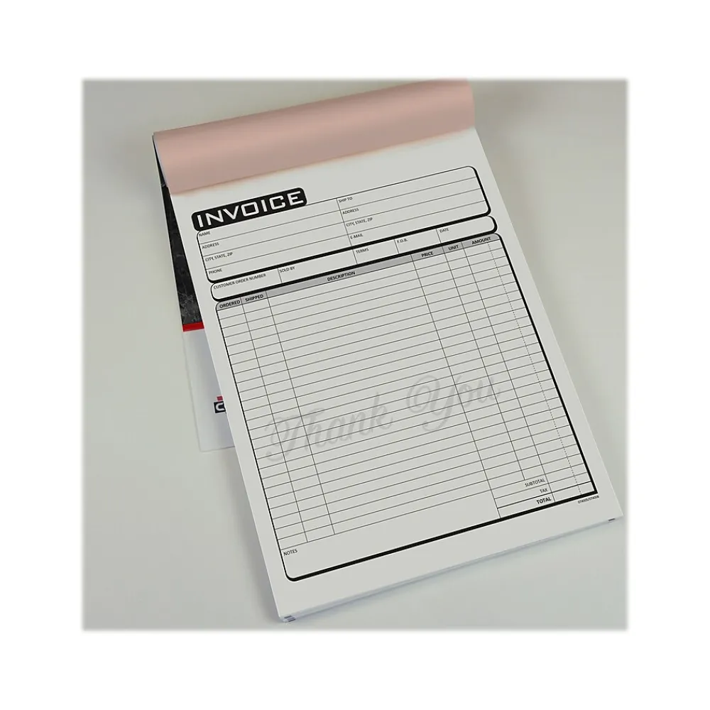 Business Forms*Cosco Business 3-Part Carbonless Invoices, 8.5" x 11", 50 Sets/Book (074006)