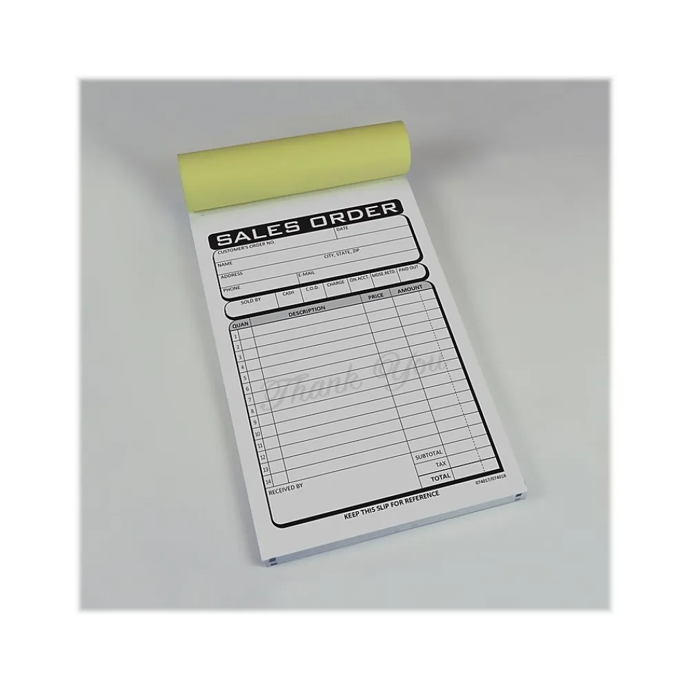 Business Forms*Cosco Business 2-Part Carbonless Sales Orders, 4.25" x 7.25", 50 Sets/Book (074017)