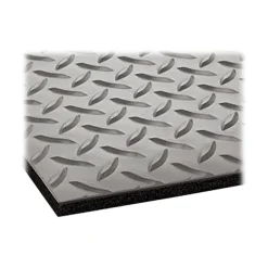 Crown Mats Industrial Deck Plate Anti-Fatigue Mat, 36" x 144", Gray (CD 0312DG)