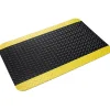 Crown Mats Workers-Delight Deck Plate Supreme Anti-Fatigue Mat, 24" x 36", Black/Yellow (WD 1223YB)