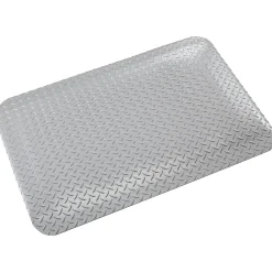 Crown Mats Workers-Delight Deck Plate Supreme Anti-Fatigue Mat, 36" x 60", Gray (WD 1235GY)