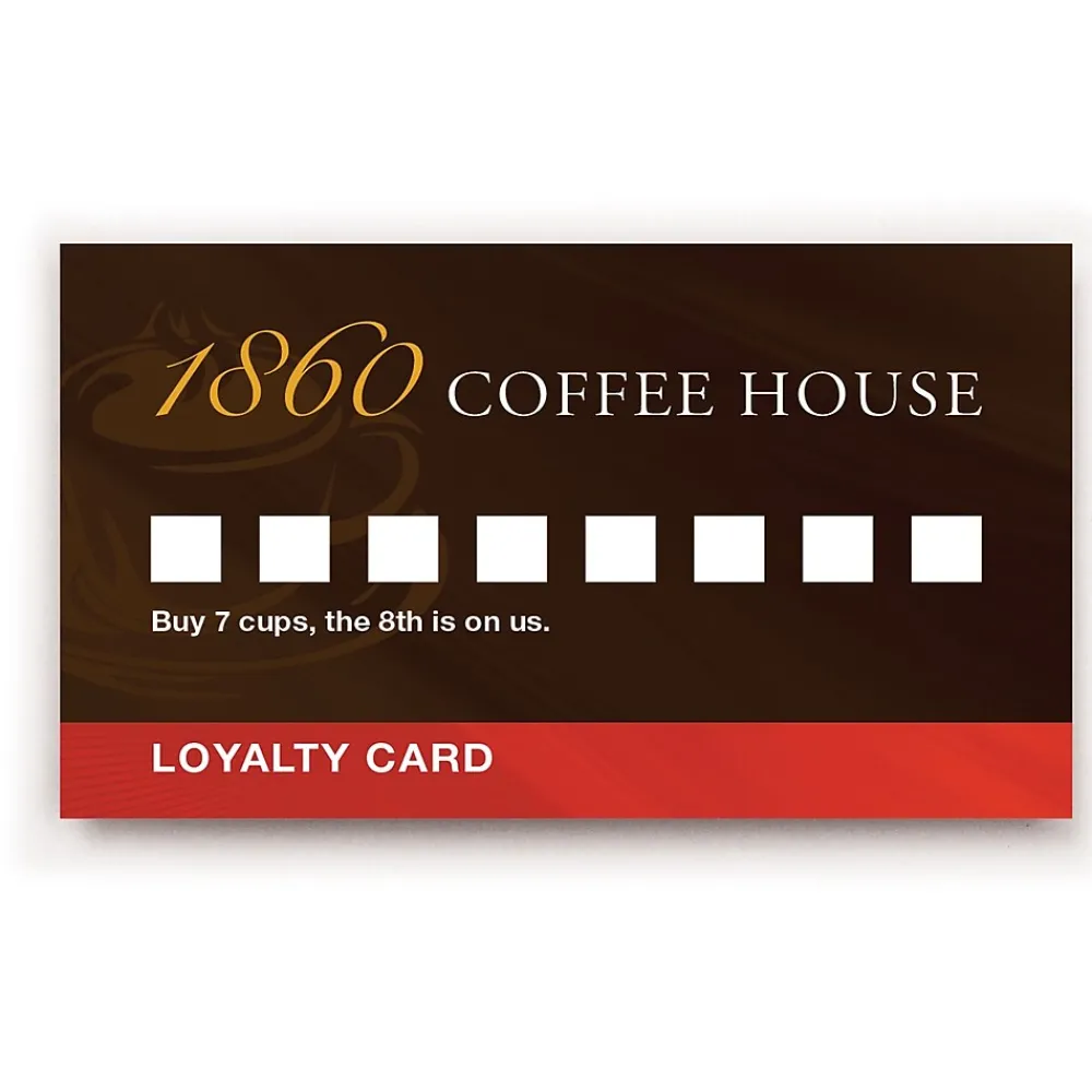 Business Cards*Staples Custom Loyalty Cards