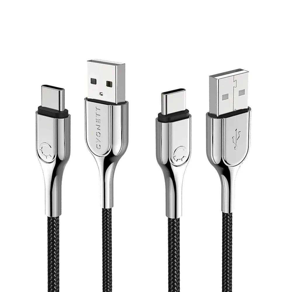 Armored 2.0 USB-C to USB-A Charge and Sync Cable, 6', Black (CY2682PCUSA)<Cygnett Online
