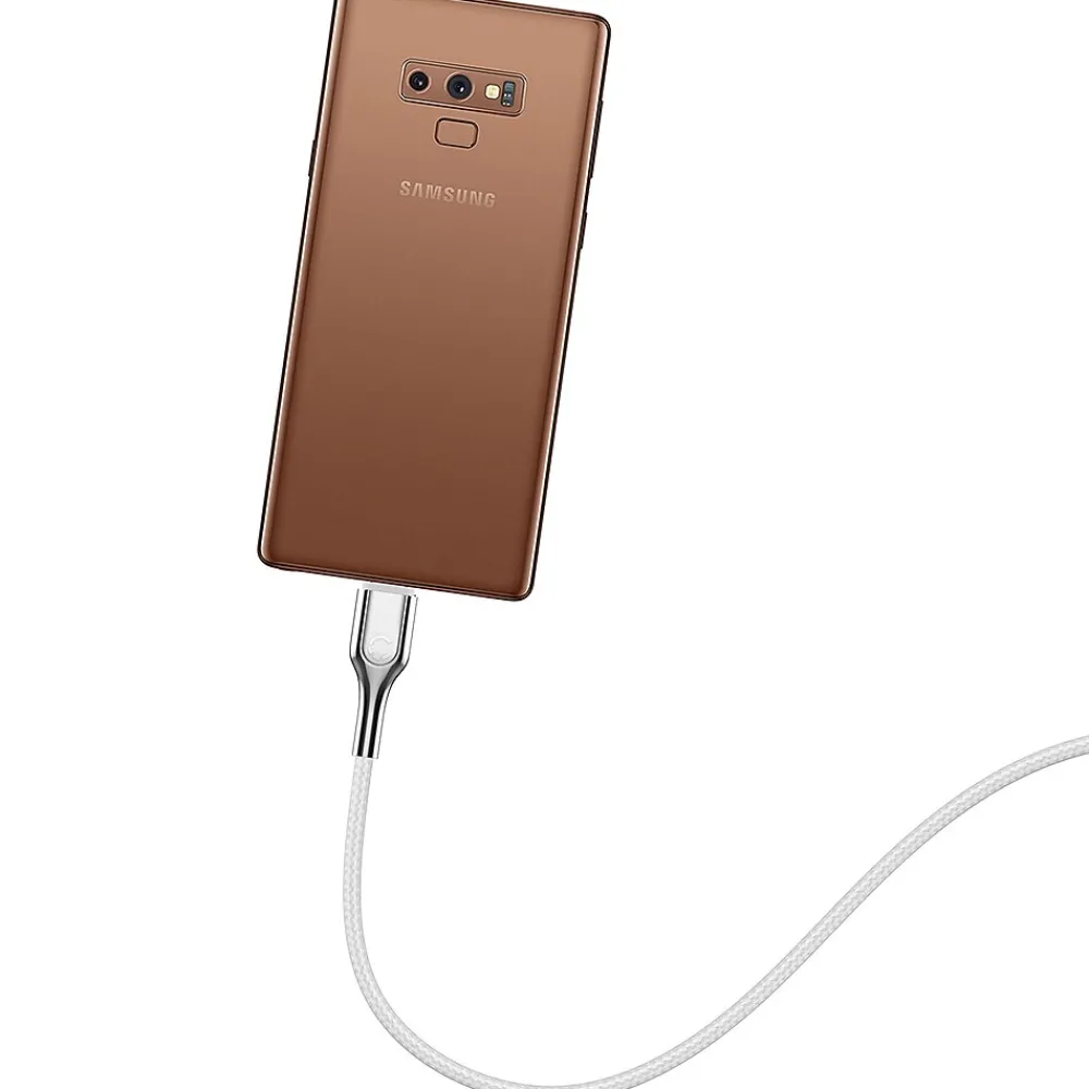 Armored 2.0 USB-C to USB-A Charge and Sync Cable, 6', White (CY2698PCUSA)<Cygnett Discount