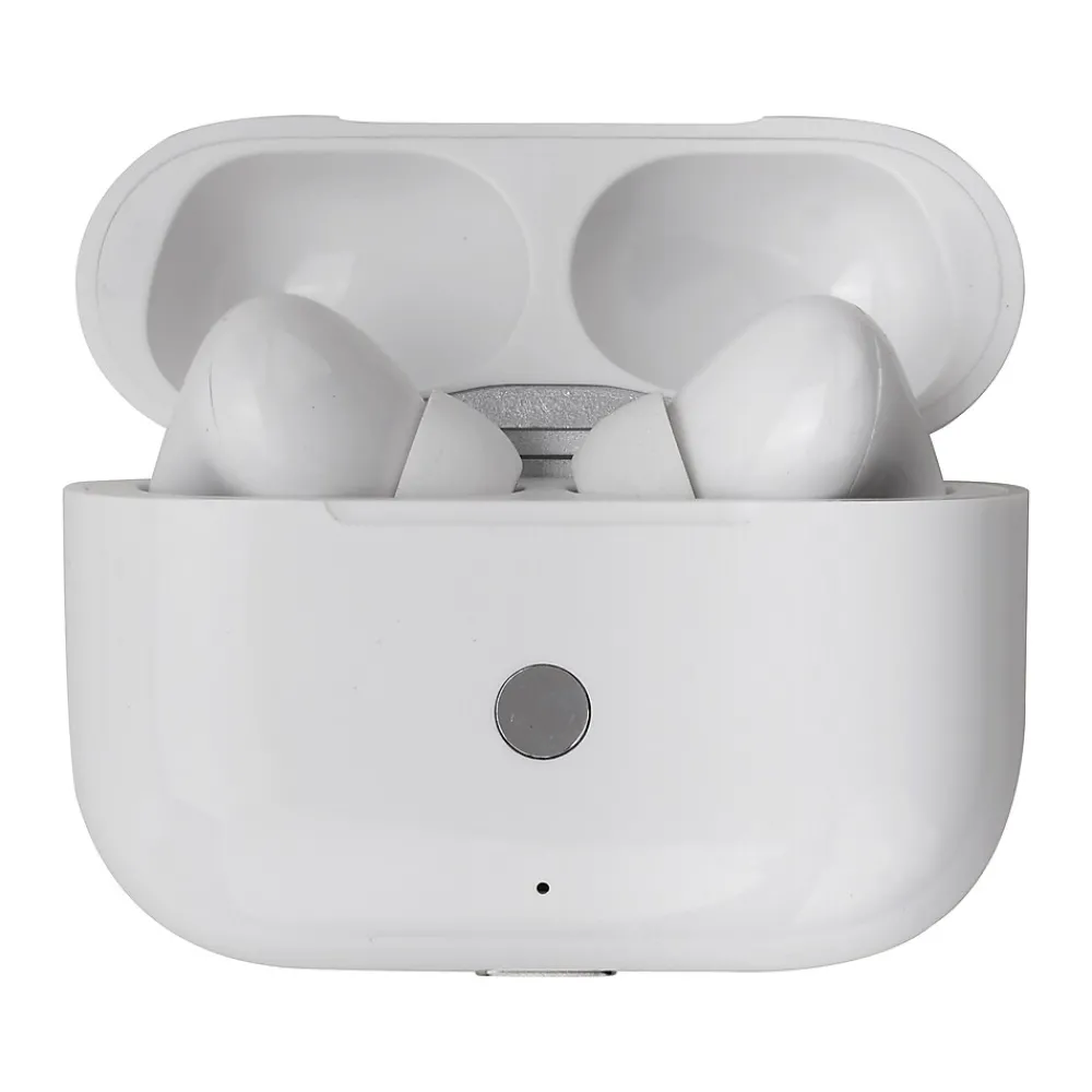 Pro Wireless Noise Canceling Earbuds, Bluetooth, White (Pro-White)<3D Luxe Sale