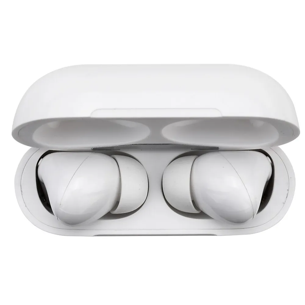 Pro Wireless Noise Canceling Earbuds, Bluetooth, White (Pro-White)<3D Luxe Sale