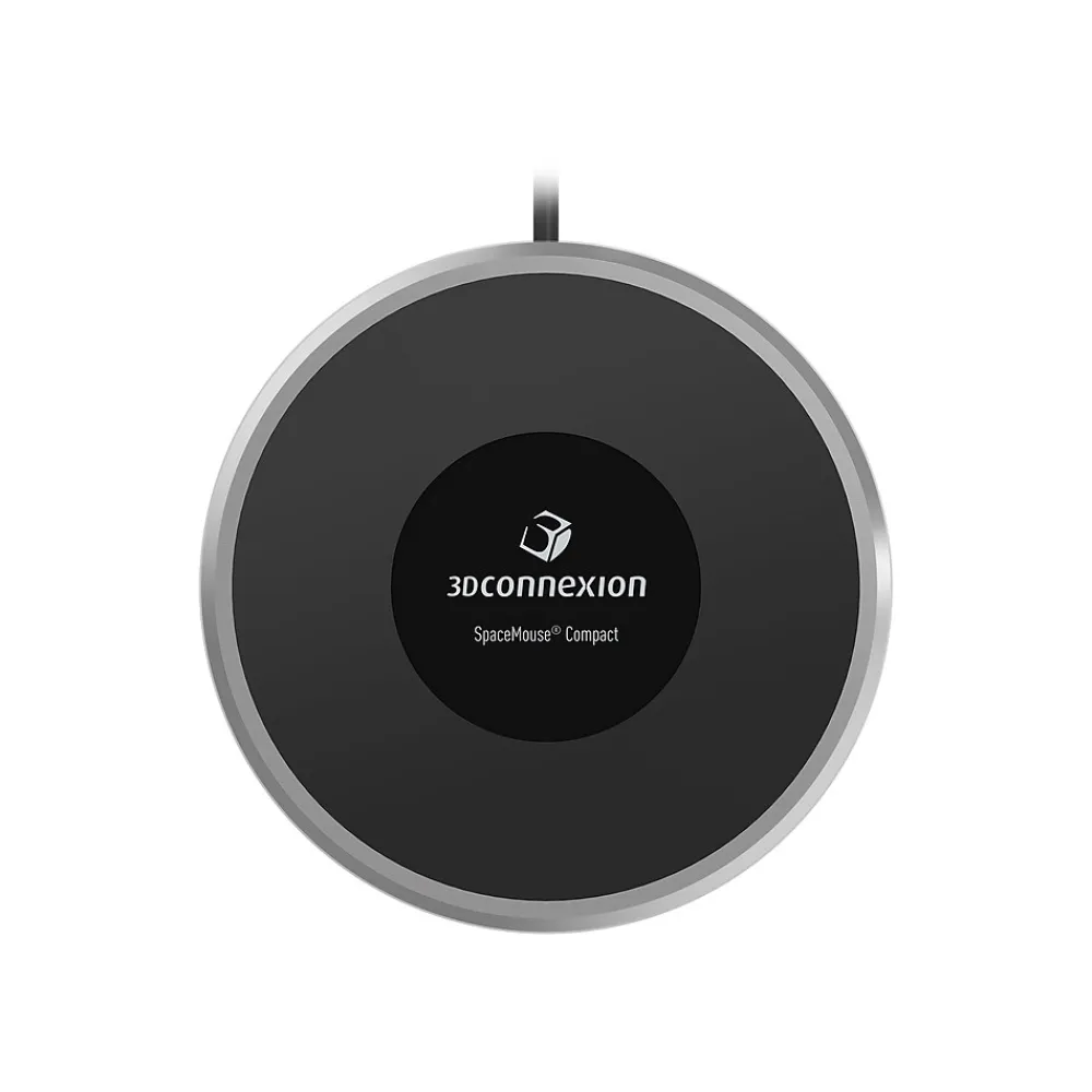 Clearance 3Dconnexion SpaceMouse Wired Ambidextrous USB Mouse, Black/Silver (3DX-700059)