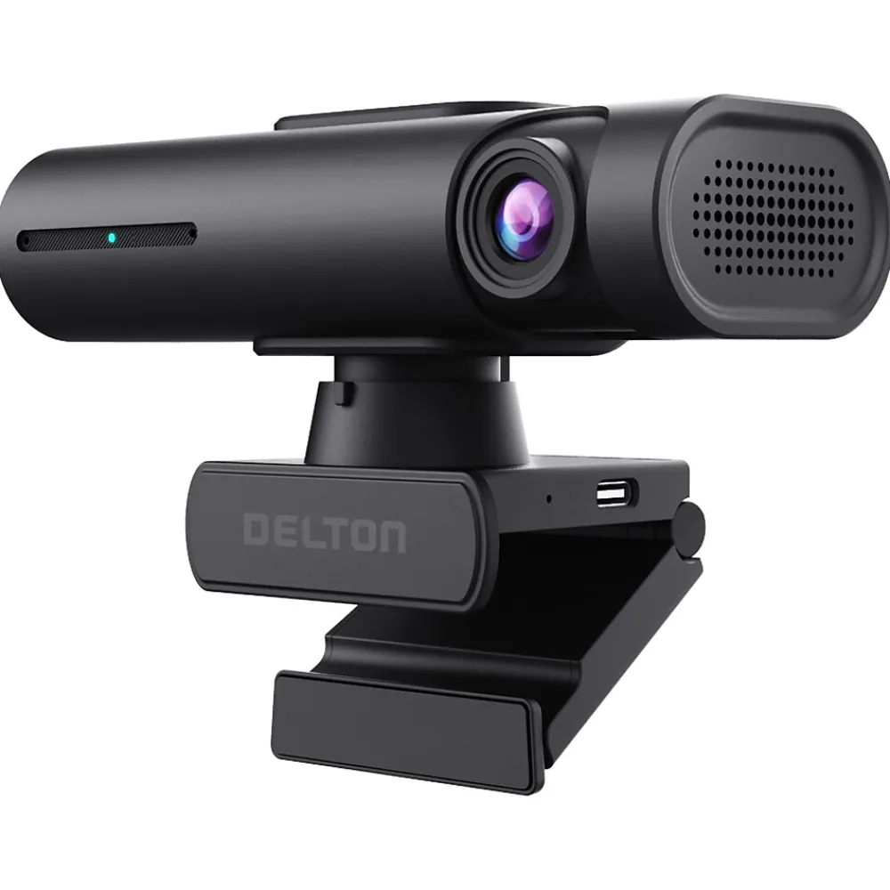 Best Delton AIC60 UHD 4K Face Tracking and Gesture Controls Webcam, 8.3 Megapixels, Black, (DCAIC60)
