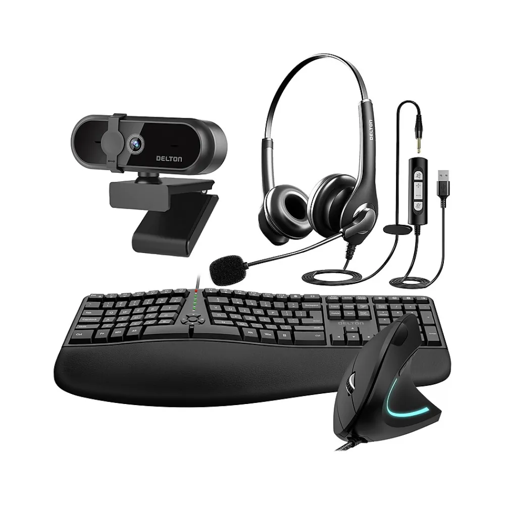 Hot Delton Work Anywhere 10Y Noise Canceling Over-the-Ear Headset Kit (DBND4WRD10Y)