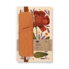 Composition Notebooks|Denik Burgundy Bloom Composition Notebook, College Ruled, 144 Sheets, Multicolor (NBPOUCHSET1837L)