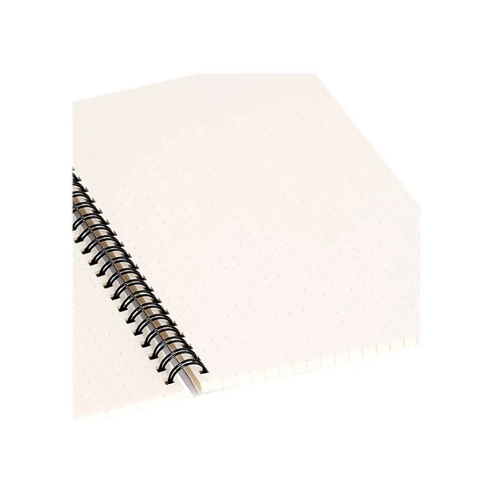 Notebooks|DENY Designs Wake Up by Kal Barteski Professional Notebooks, 5.5" x 8.25", Dotted, 40 Sheets, White (58761-NOBS01)