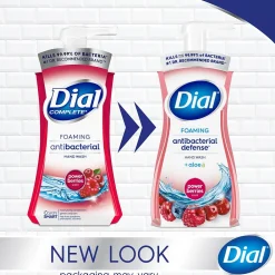Antibacterial Foaming Hand Soap, Power Berries Scent, 8/Carton (017000347271)<Dial Outlet