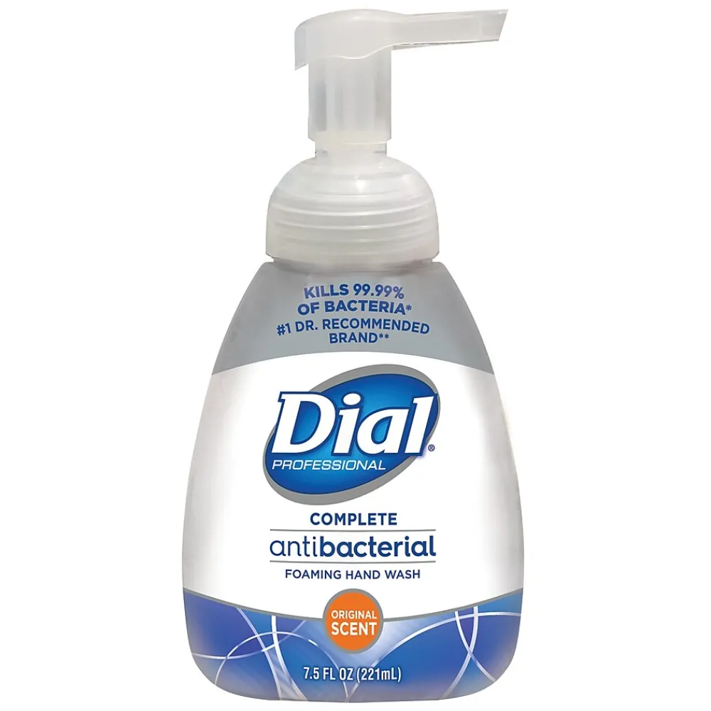 Complete Antibacterial Foaming Hand Soap, Original, 7.5 Oz., 8/Carton (02936)<Dial Sale