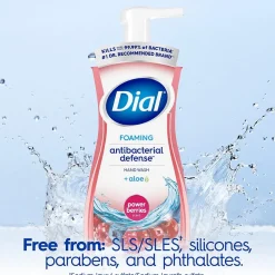 Complete Antibacterial Foaming Hand Soap, Power Berries, 7.5 Oz. (DIA 03016)<Dial New
