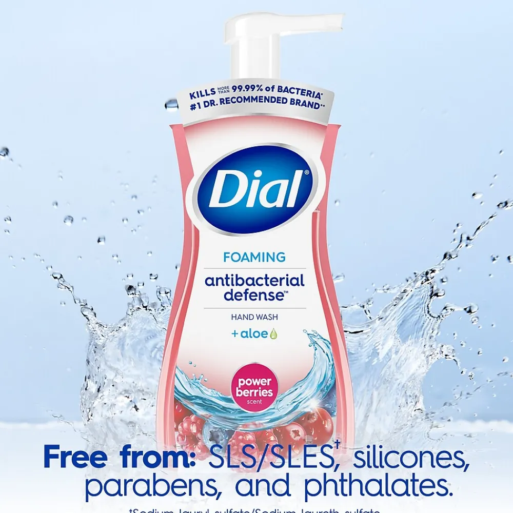 Complete Antibacterial Foaming Hand Soap, Power Berries, 7.5 Oz. (DIA 03016)<Dial New