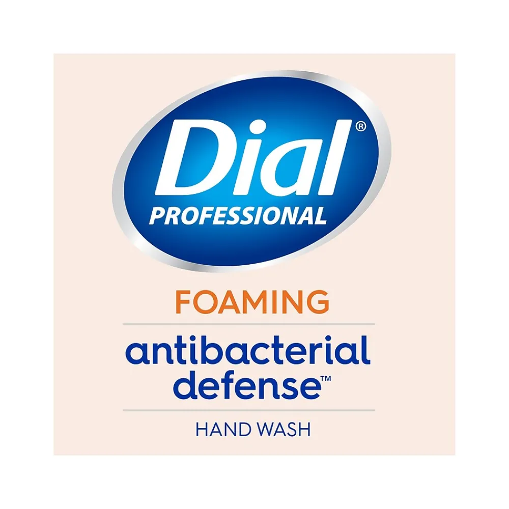 Antibacterial Defense Foaming Hand Soap Refill, Original Scent, 1 Gal., 4/Carton (17000354521)<Dial Professional Clearance