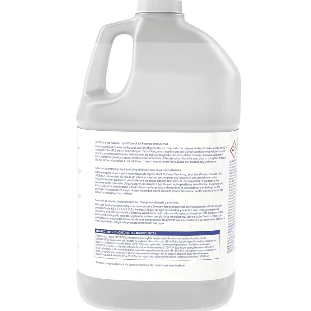 Suma Dip K1 Liquid Dish Presoak and Destainer 128 oz., 4/Carton (93331251)<Diversey Best