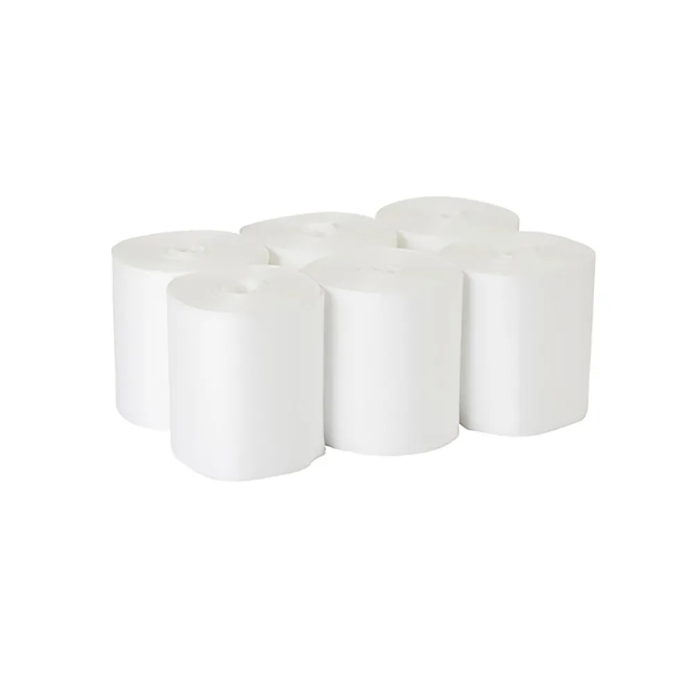 Food Service Wipers, 12" x 8.1", White, 135 Sheets/Roll, 6/Carton (29710)<Dixie Discount