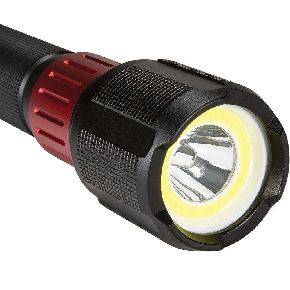 Dorcy 10" 2,000-Lumen USB Rechargeable Flashlight with Powerbank, Black (41-4328)