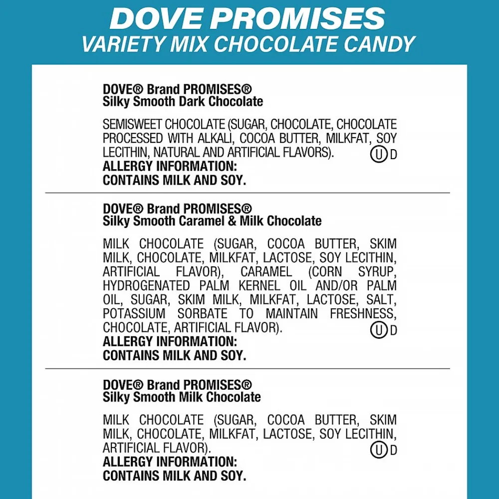 Mars Dove Promises Variety/Mar's Chocolate Favorites, 2/Bundle (600-04056)
