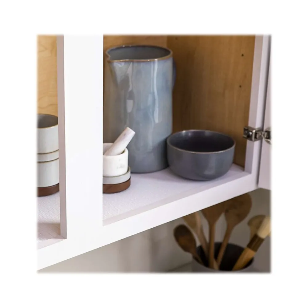 Shelving*Duck EasyLiner with Clorox Plastic Shelf Liner, 20", White (284380)