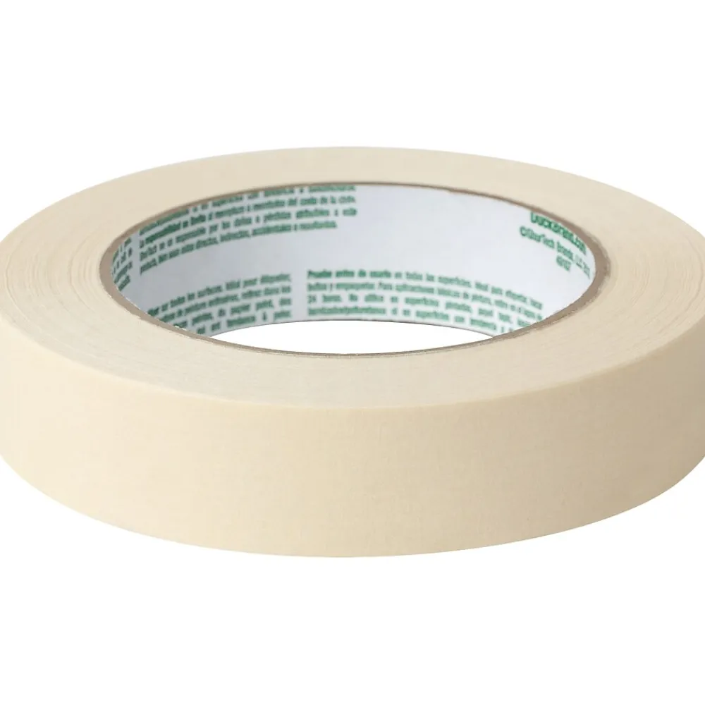 Online Duck General Purpose Masking Tape, 0.94" x 60 Yds., Beige, 2/Pack (PG-2-2)