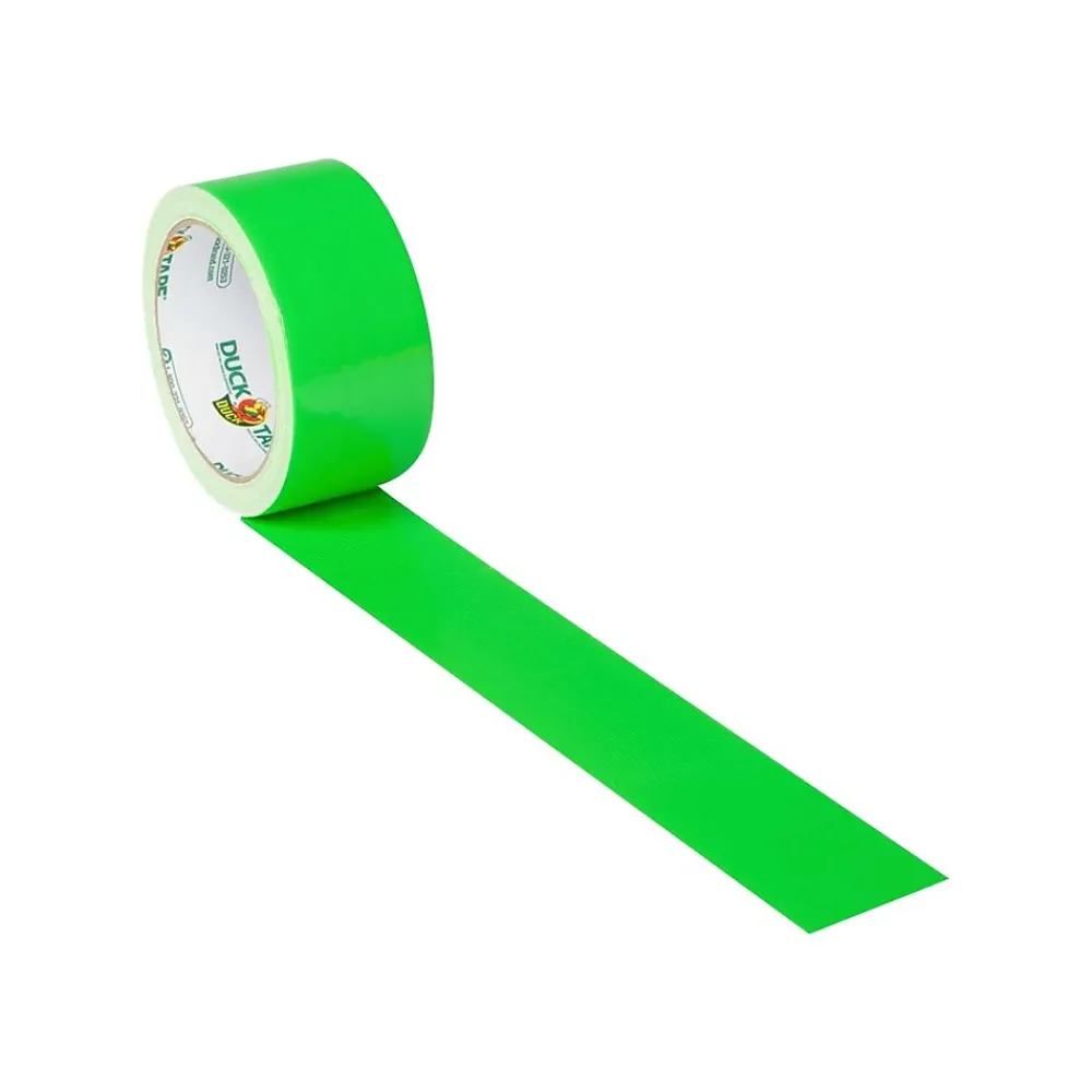 New Duck Heavy Duty Duct Tape, 1.88" x 15 Yds., Neon Green (1265018)