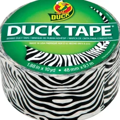 New Duck Tape® Brand Colored Duct Tape, Zebra Print