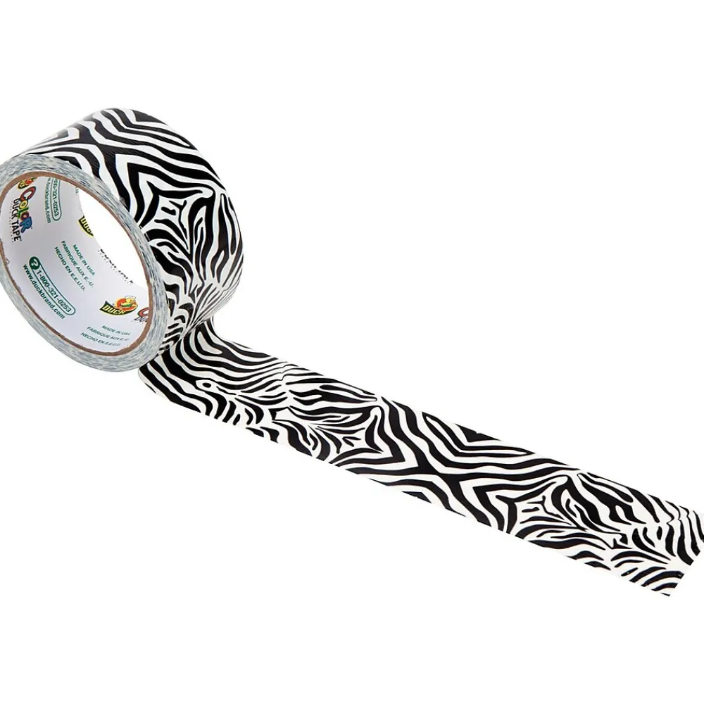 New Duck Tape® Brand Colored Duct Tape, Zebra Print