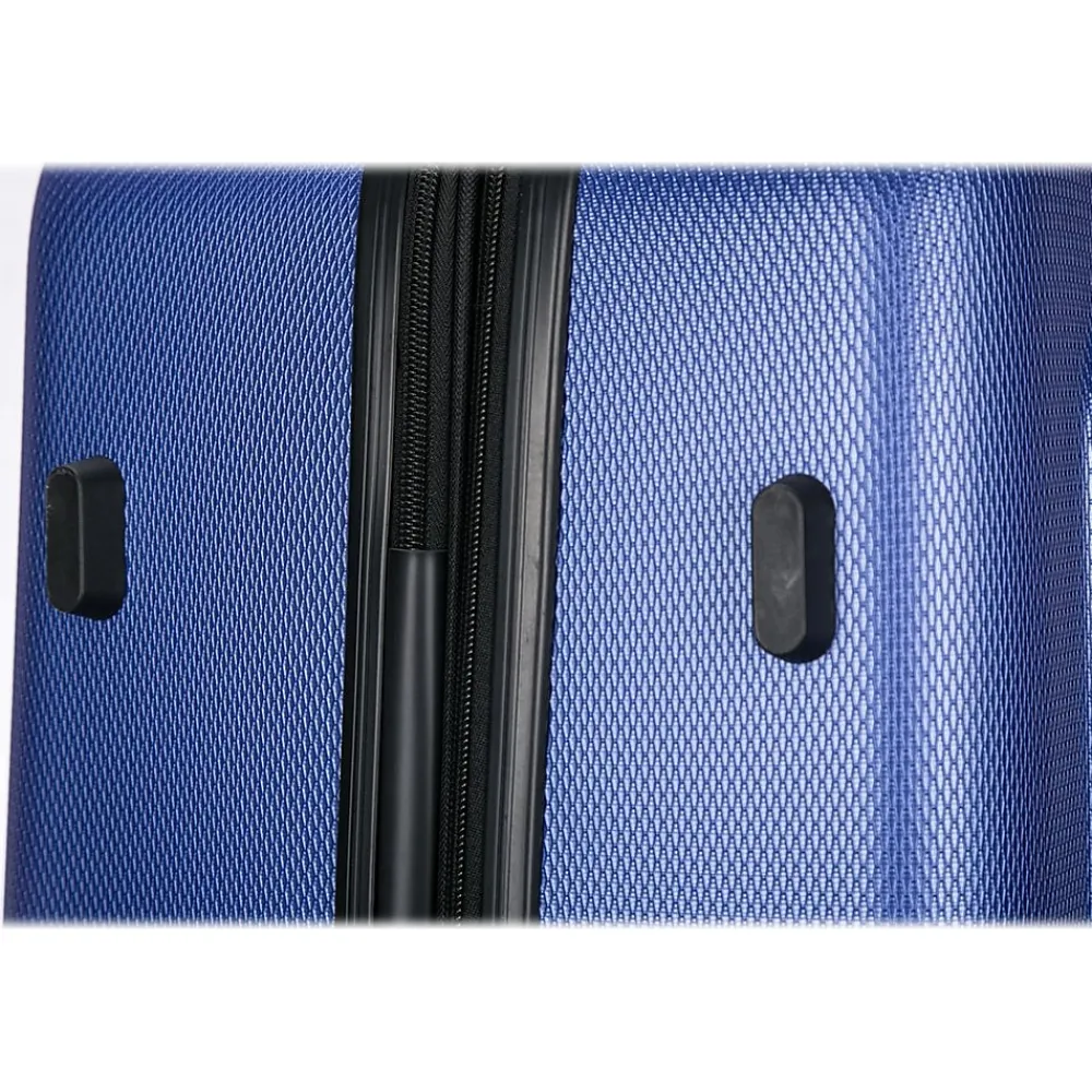 Crypto 19.75" Hardside Carry-On Suitcase, 4-Wheeled Spinner, TSA Checkpoint Friendly, Blue (DKCRY00S-BLU)<DUKAP New