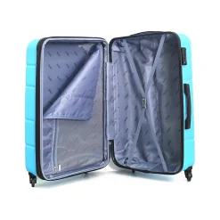 Rodez 3-Piece Hardside Spinner Luggage Set, TSA Checkpoint Friendly, (DKRODSML-LBL)<DUKAP Clearance